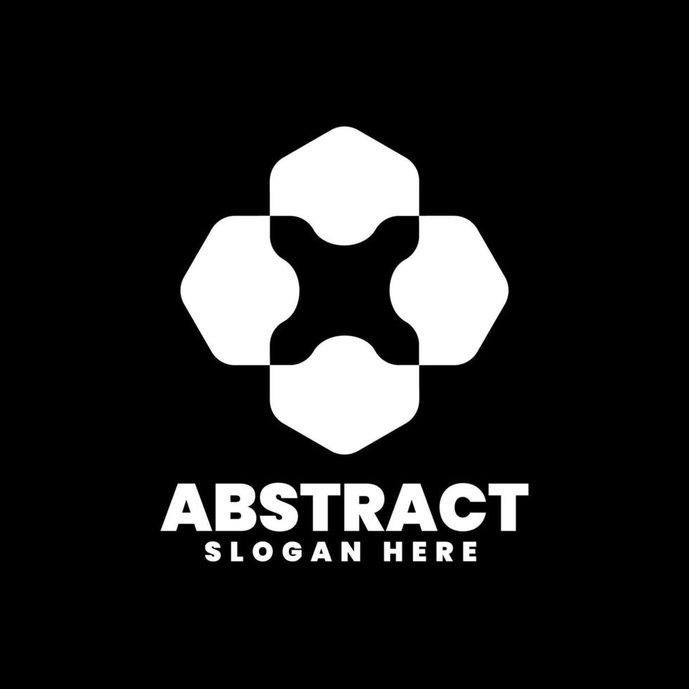 Abstract Logo, Silhouette style vector