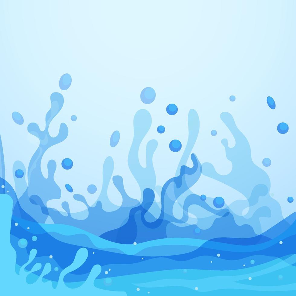 Water Splash Background vector