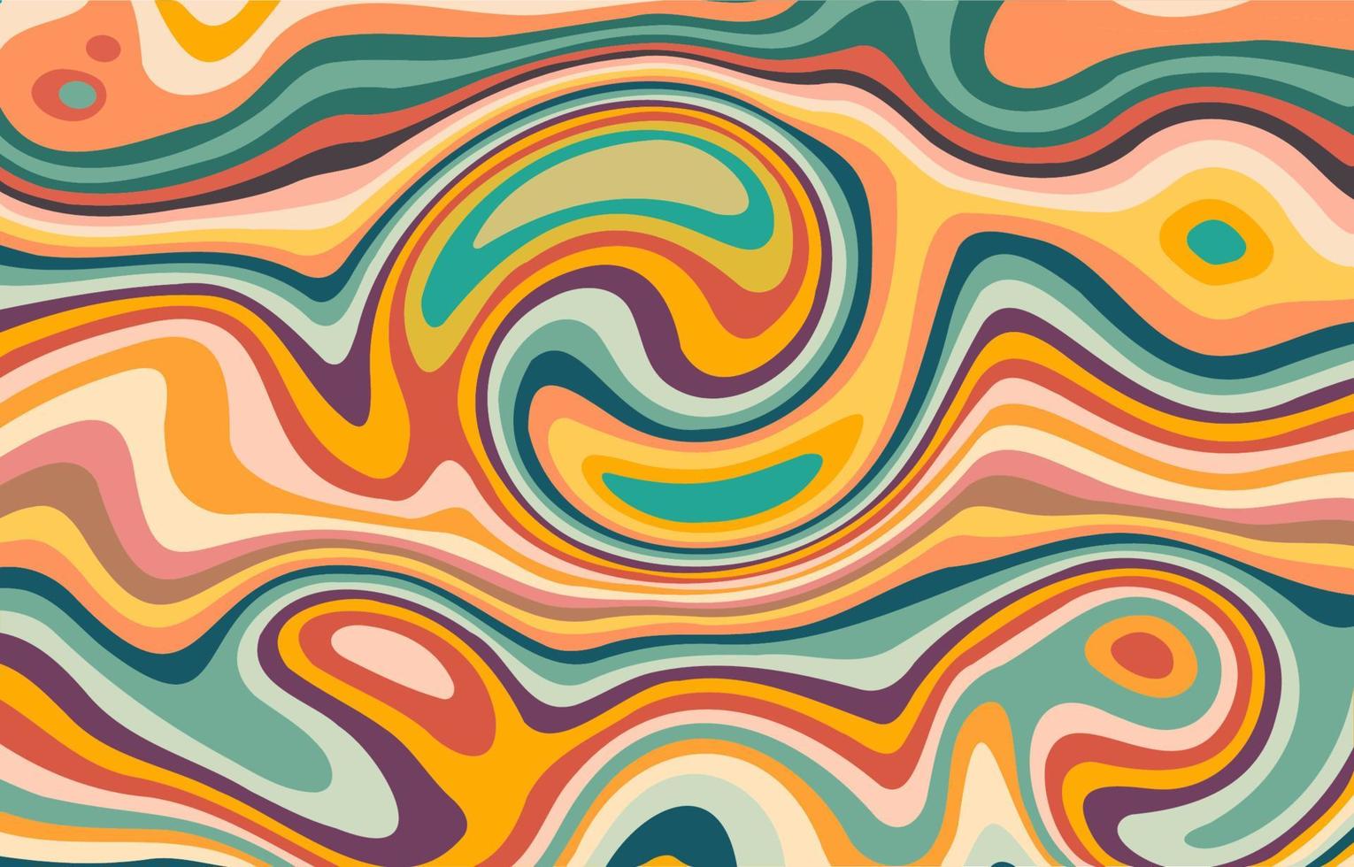 Retro Psycedelic Background vector