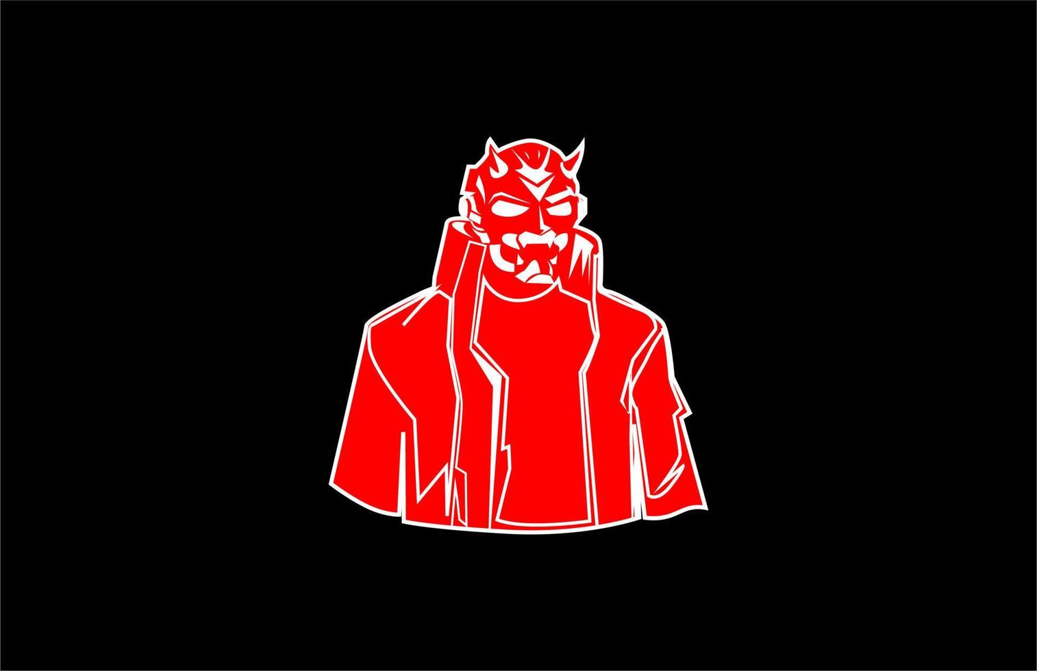 Abstract Character Warrior Re... vector