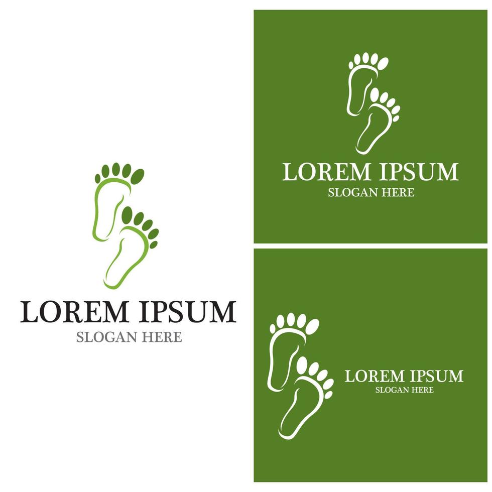 foot Logo Template vector icon