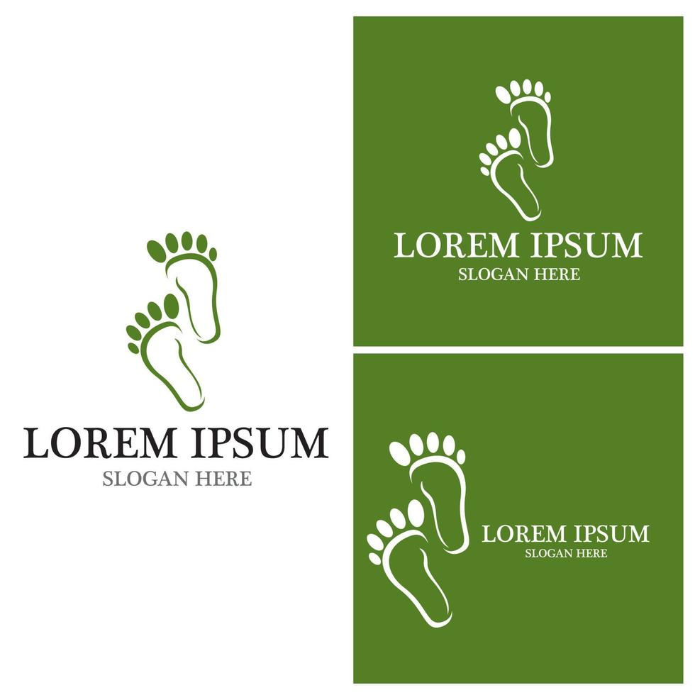 foot Logo Template vector icon