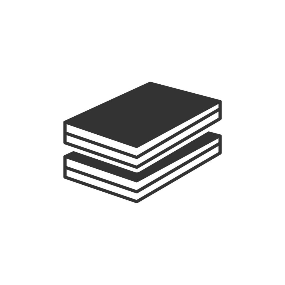 book icon on white background vector