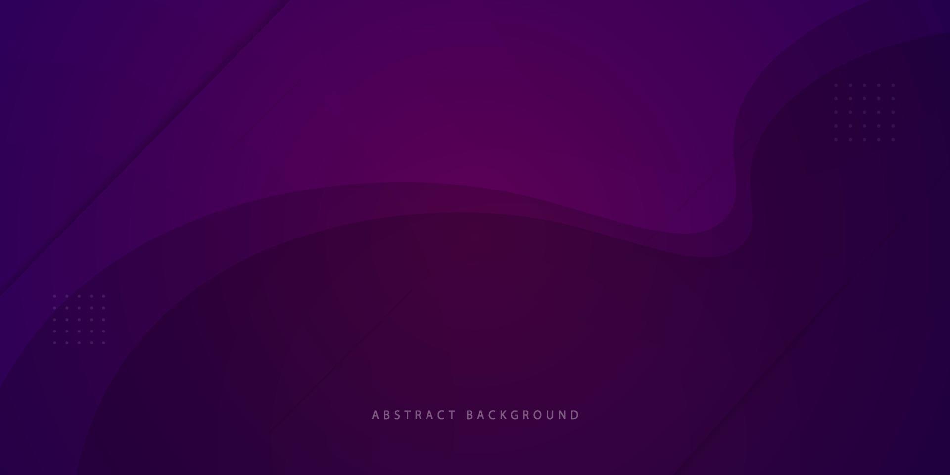 Simple abstract dark purple geometric background. Liquid color background design. wavy shapes composition. Eps10 vector