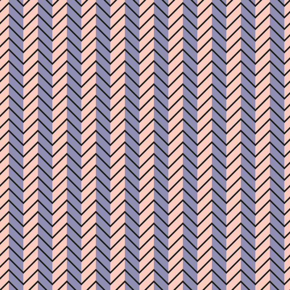 Classic pink and blue chevron checks seamless pattern. Perfect for clothing, textile. vector