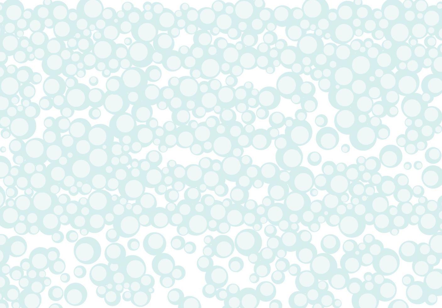 Bubbles vector pattern. Soap texture background. Soft drinks's bubble.