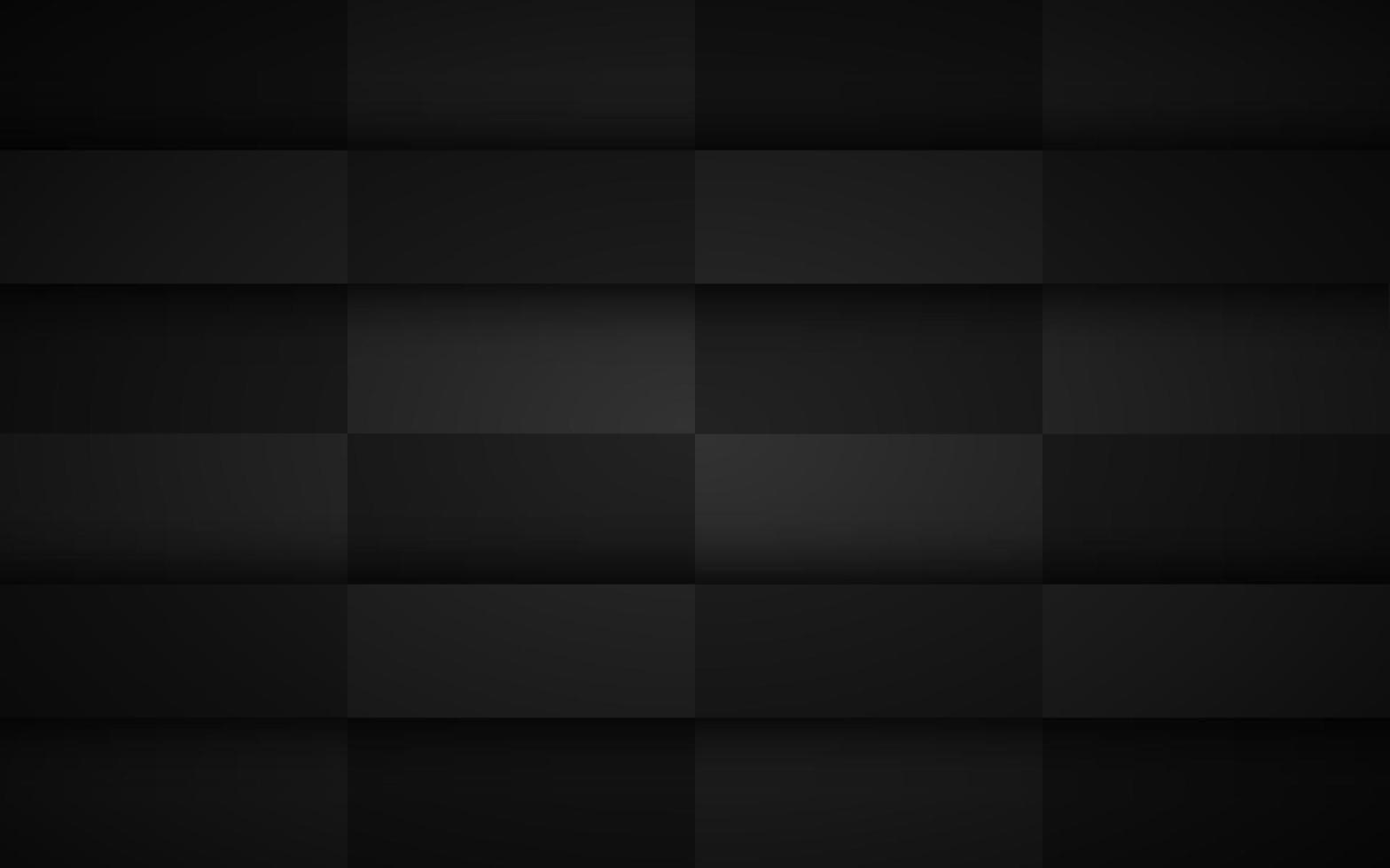 Dark geometric background composed with black and gray rectangles. Vector illustration