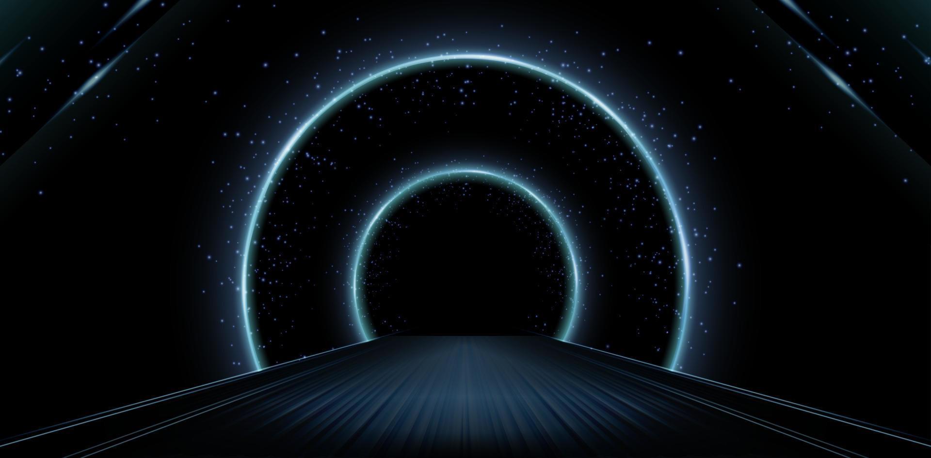 lights tunnel in the nights for signs corporate, advertisement business, social media post, billboard agency advertising, ads campaign, motion video, landing page, website header, launch event product vector