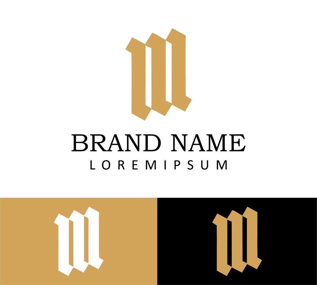 M Letter Logo Design Template vector