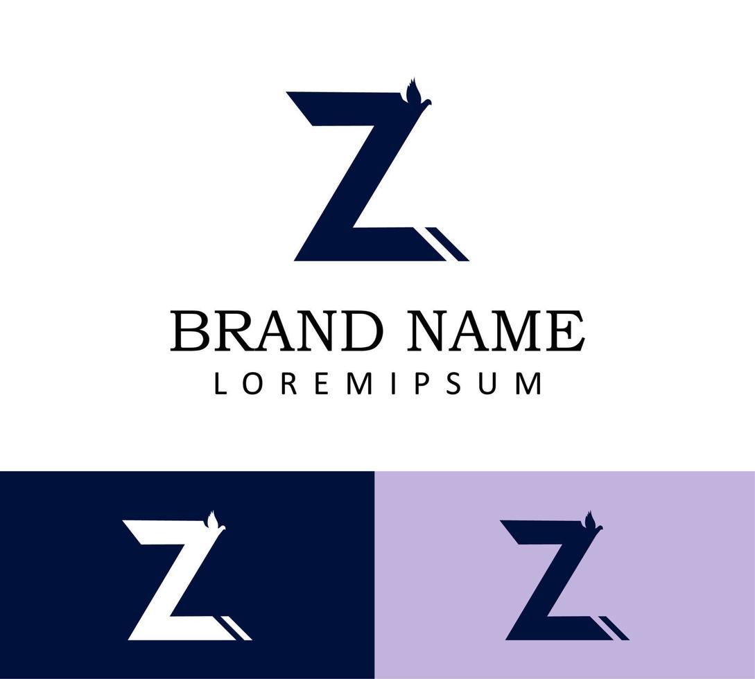 Z Letter Logo Design Template vector