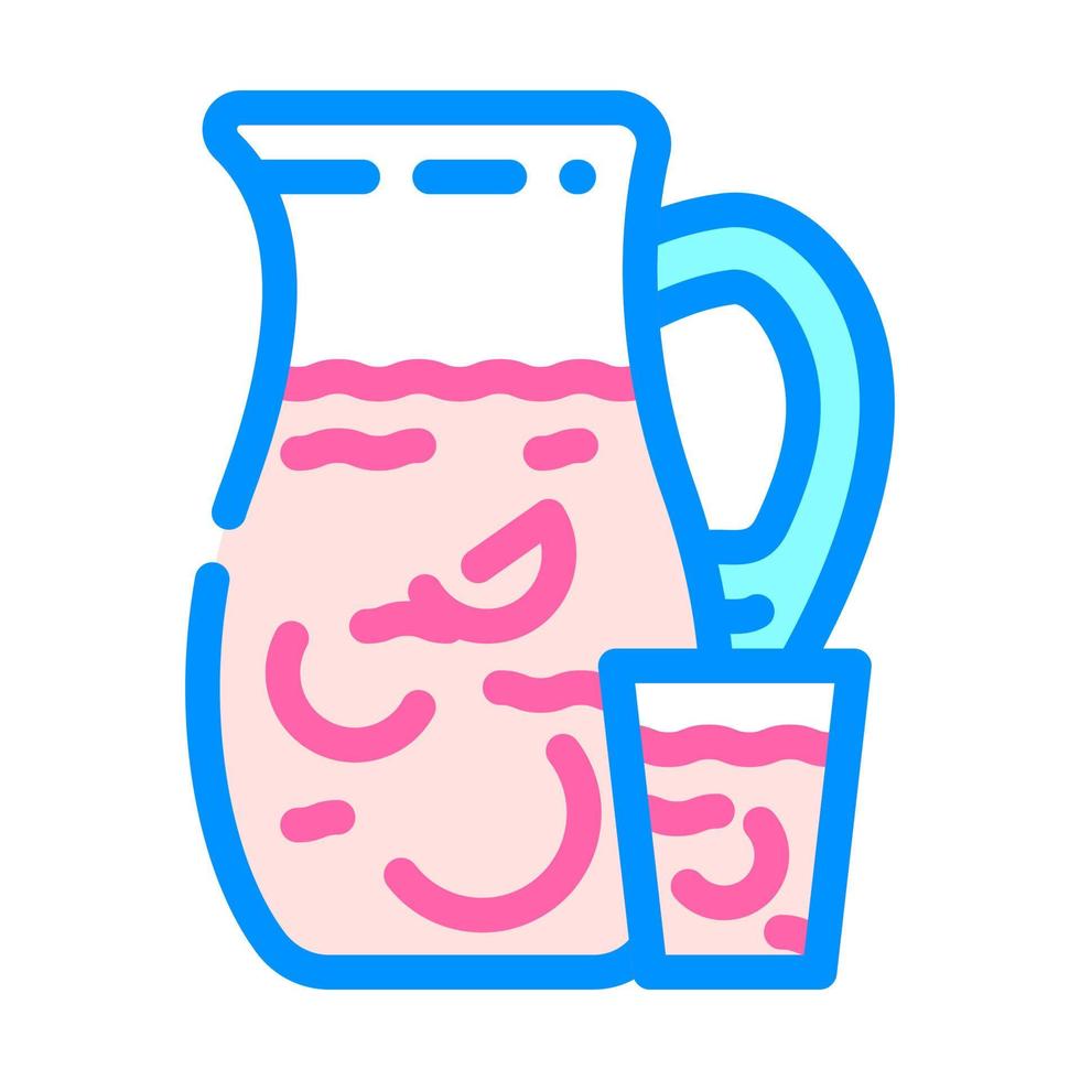 sangría españa bebida color icono vector ilustración