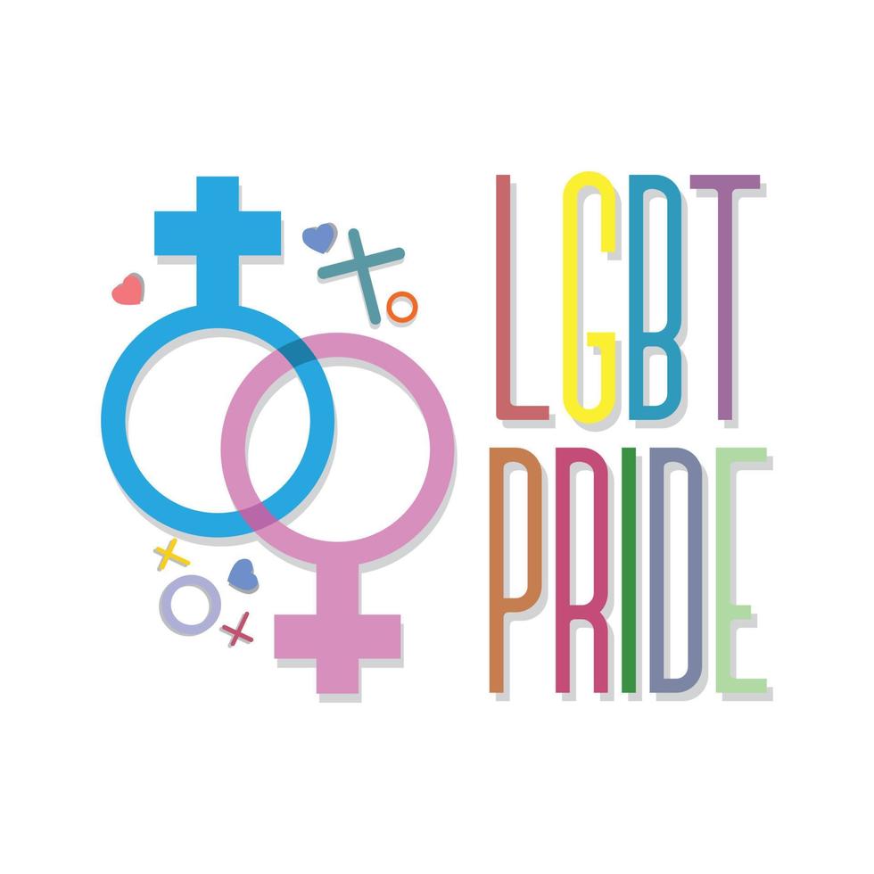 Gay pride background. LGBT day. Vector illustration with colorful realistic style. Stickers, flyers, logo designs.