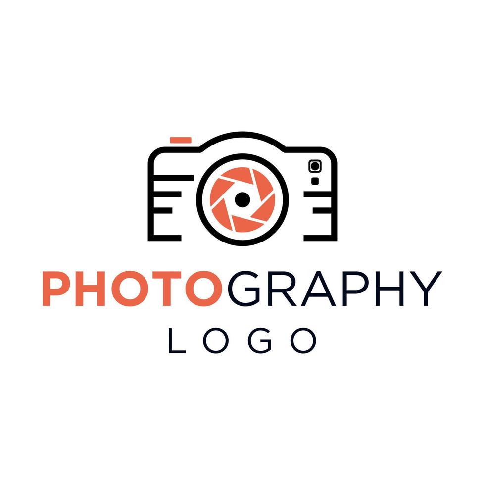 inspiración de vector de diseño de logotipo de fotografía