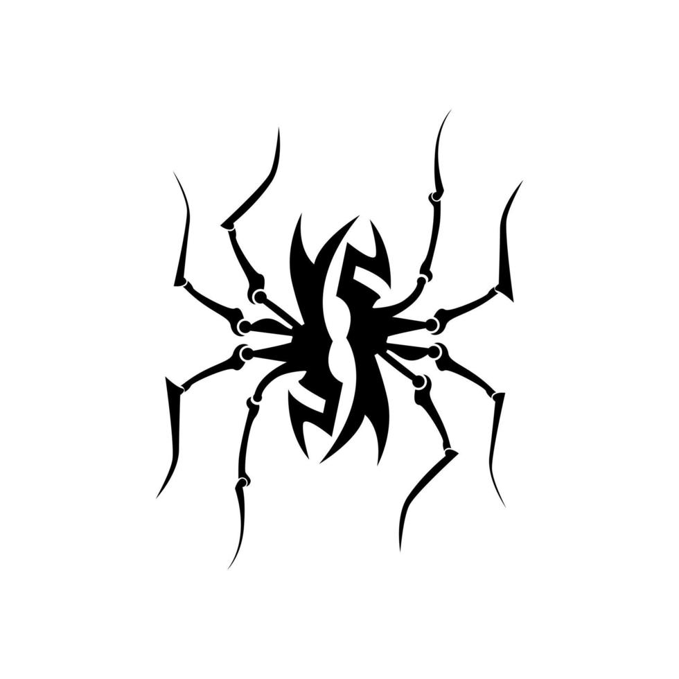 Abstract Tribal Spiders vector image. Tattoo tribal vector design