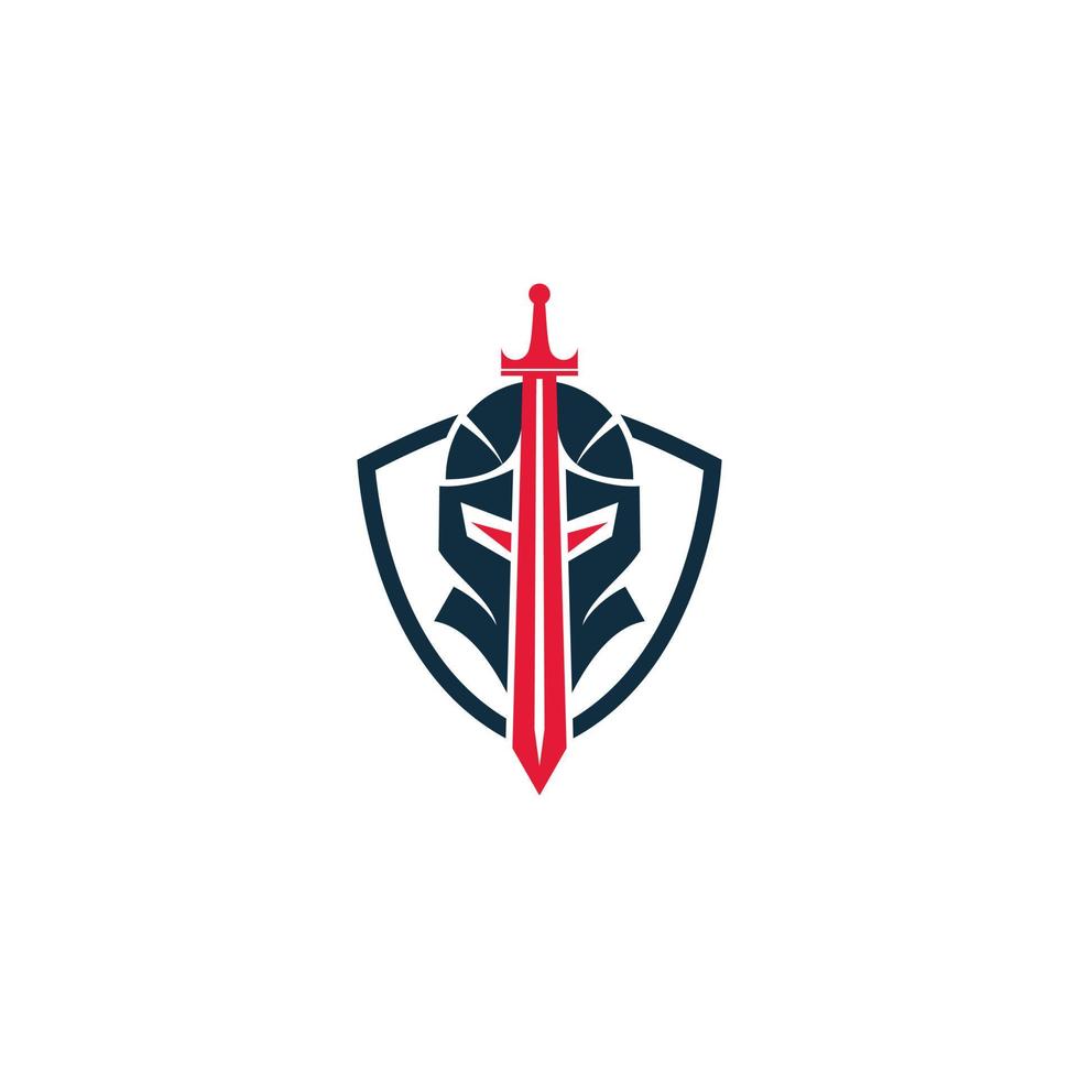 Knights Badge Logo Design Vector template