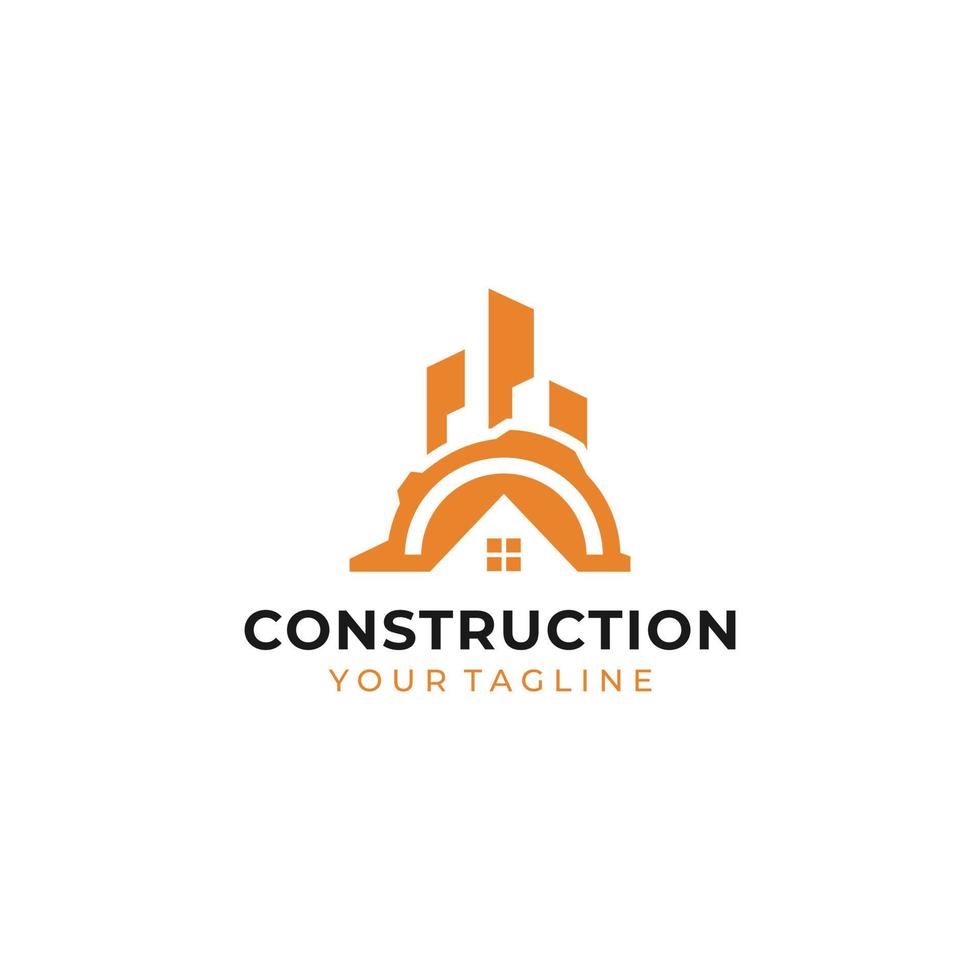 Vectores de stock de logo construcción