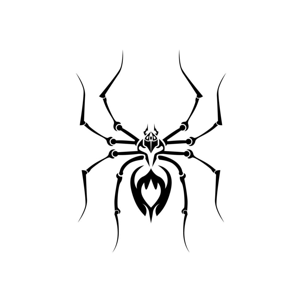 Abstract Tribal Spiders vector image. Tattoo tribal vector design