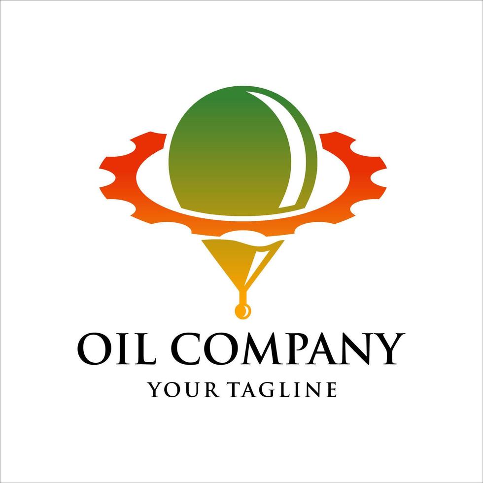 Oil and Gas Industry Logo Template vector