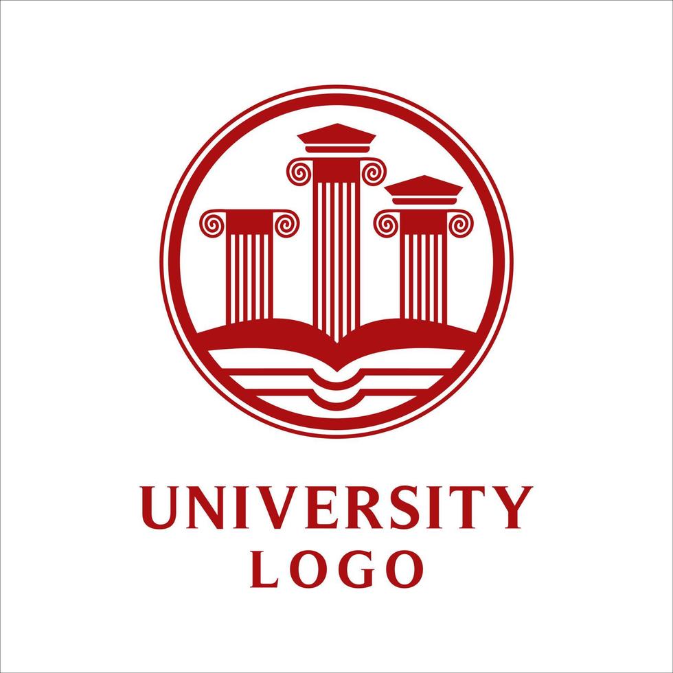 plantilla de vector de diseño de logotipo de educación