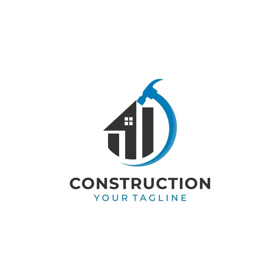 Vectores de stock de logo construcción