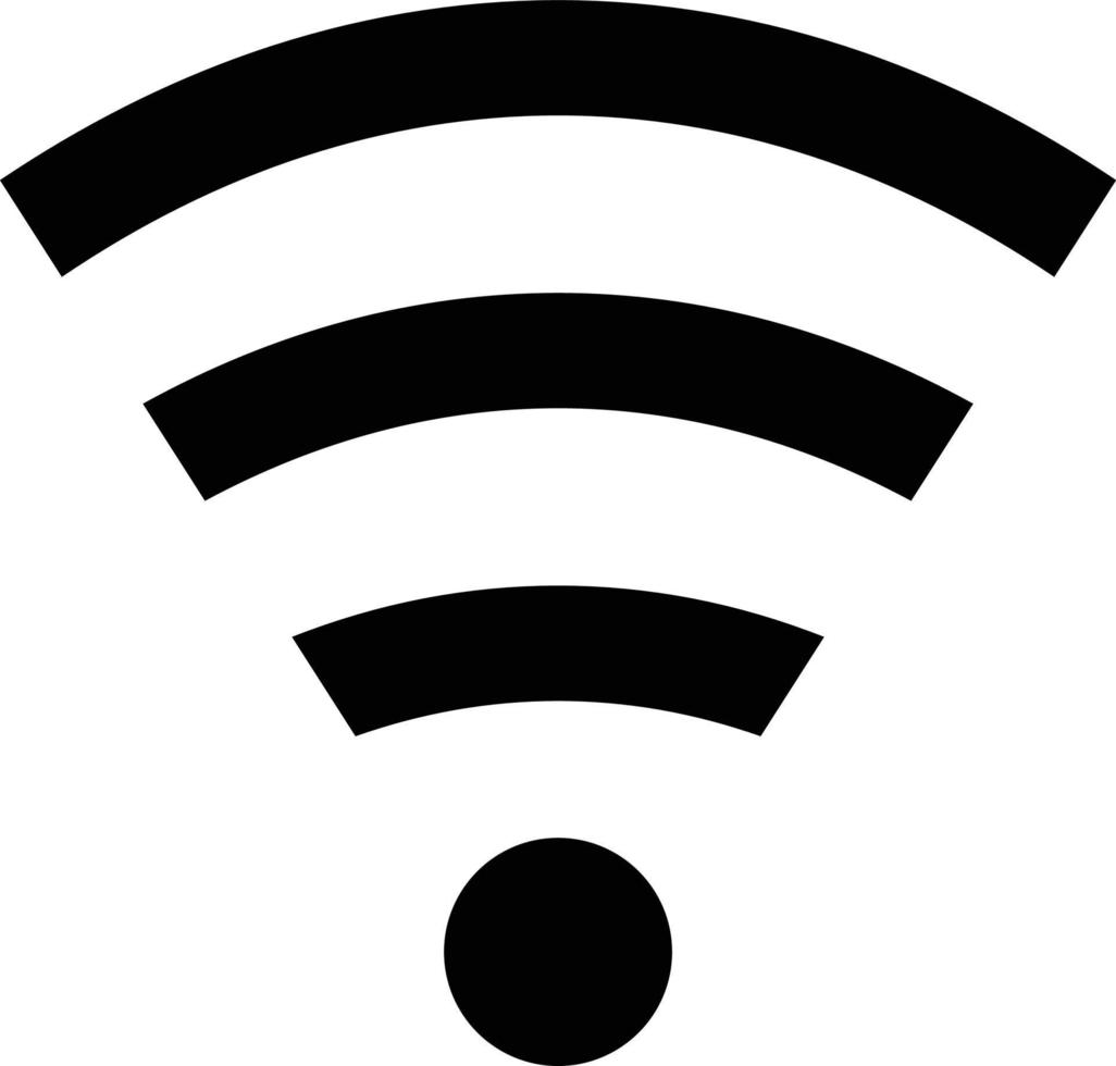 Signal, internet, or wifi simple icon vector