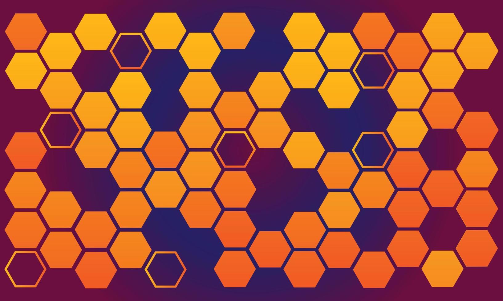 Honeycomb background template for banner, or poster vector