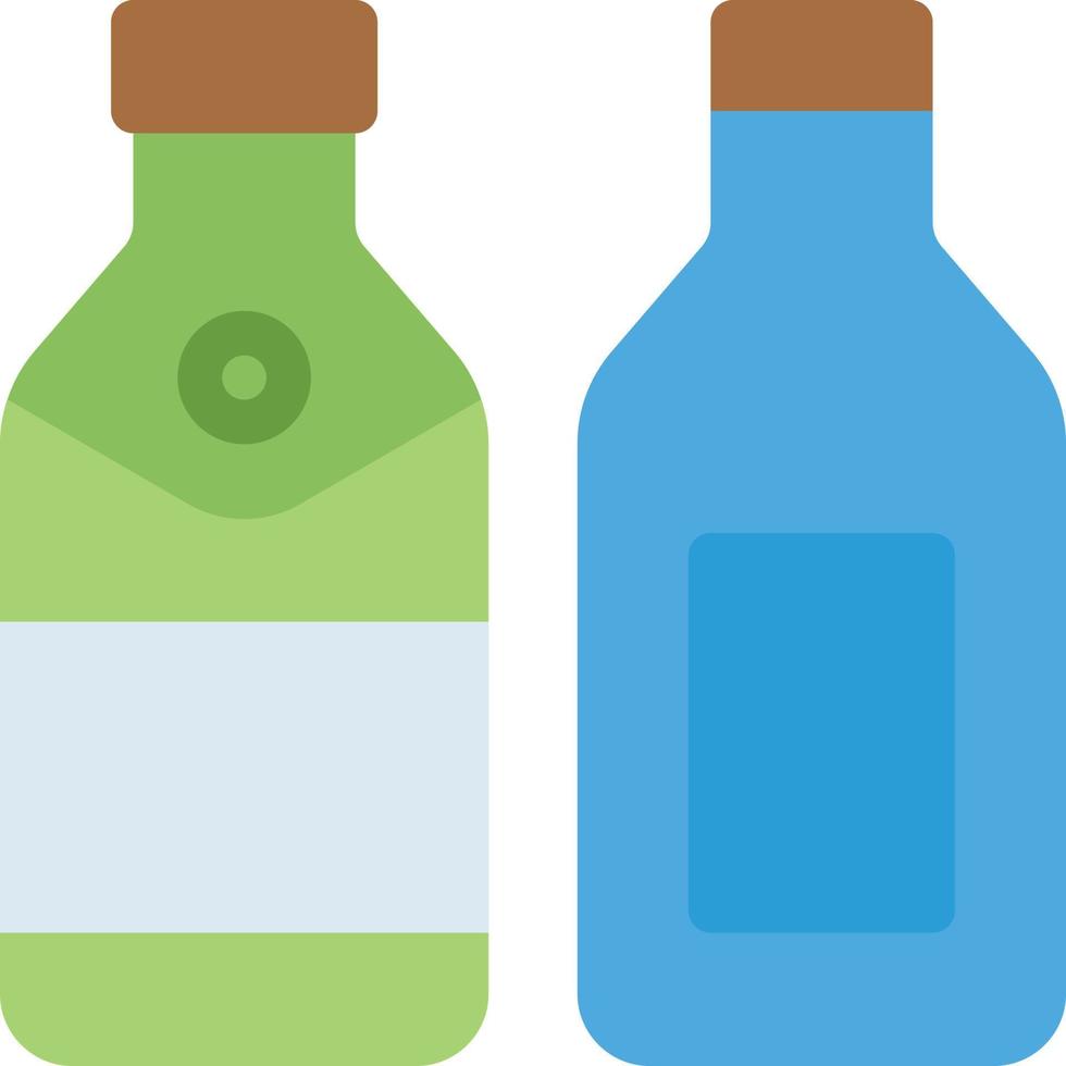 botellas de vino ilustración vectorial sobre un fondo. símbolos de calidad premium. iconos vectoriales para concepto y diseño gráfico. vector