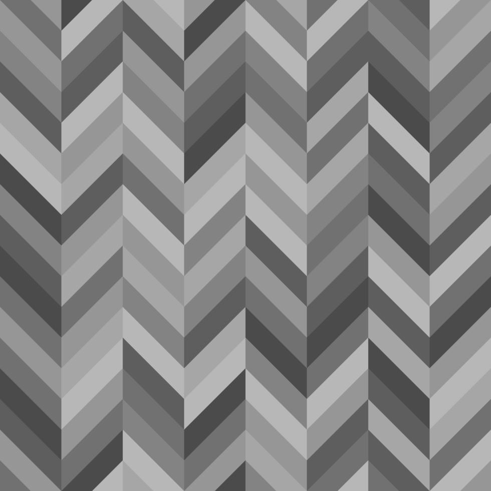 fondo transparente de patrón de zigzag de chevron gris vector