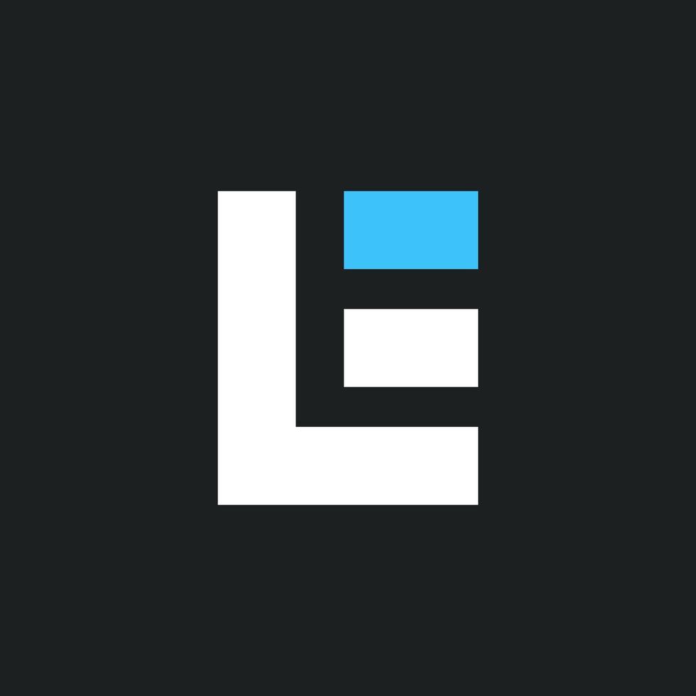 Letter E logo design template elements. vector illustration