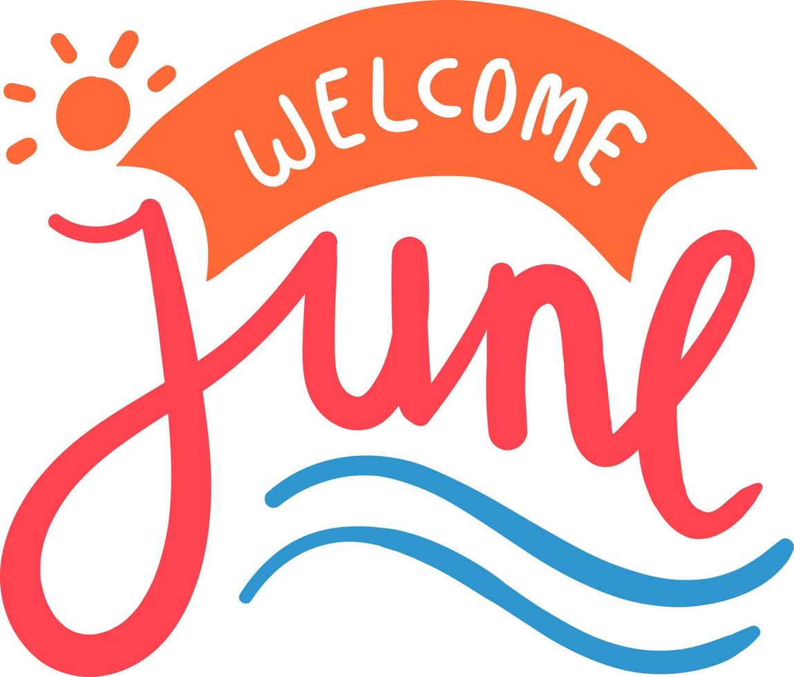 June Text 7945930 Vector Art at Vecteezy
