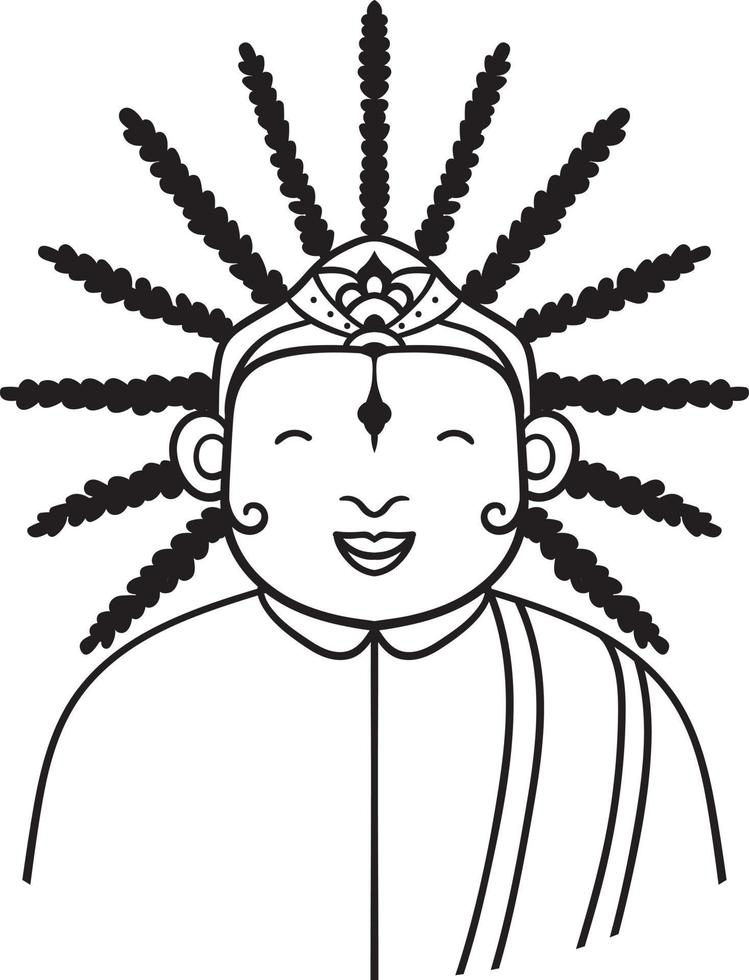 Ondel ondel aka Indonesian Traditional Mascot vector