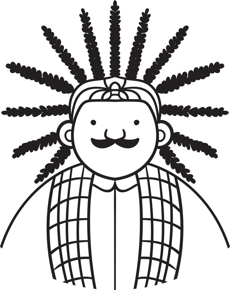 Ondel ondel aka Indonesian Traditional Mascot vector