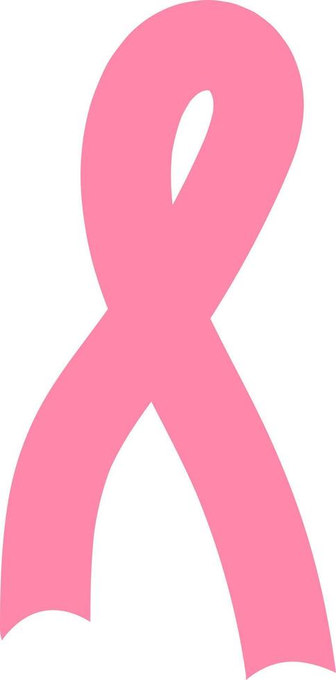 Pink Ribbon for Breast Cancer Awareness Day vector