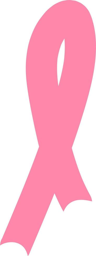 Pink Ribbon for Breast Cancer Awareness Day vector