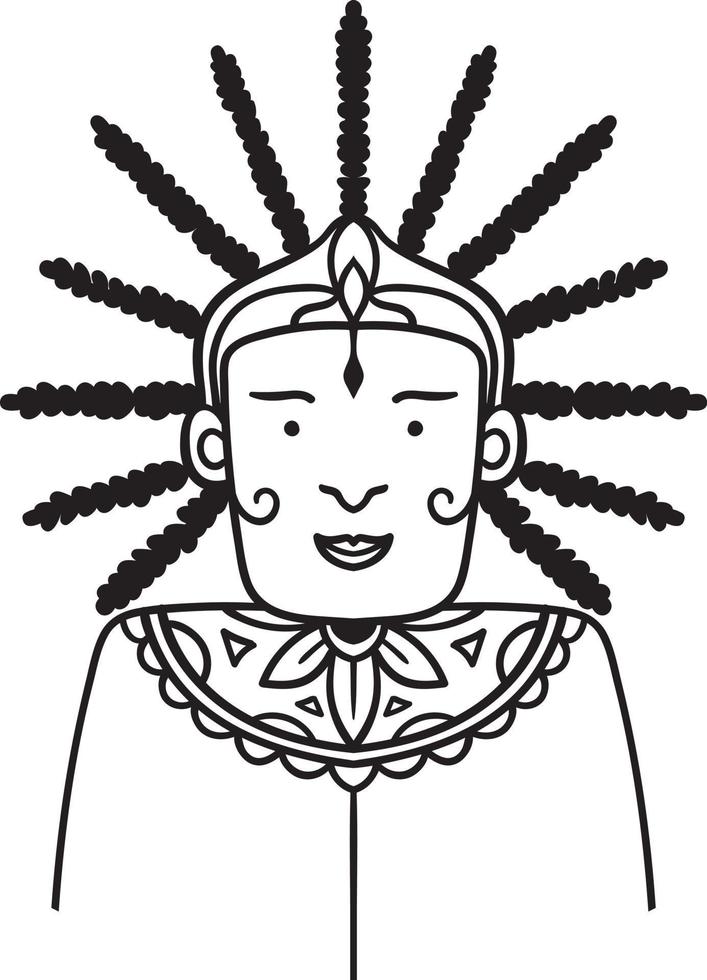 Ondel ondel aka Indonesian Traditional Mascot vector