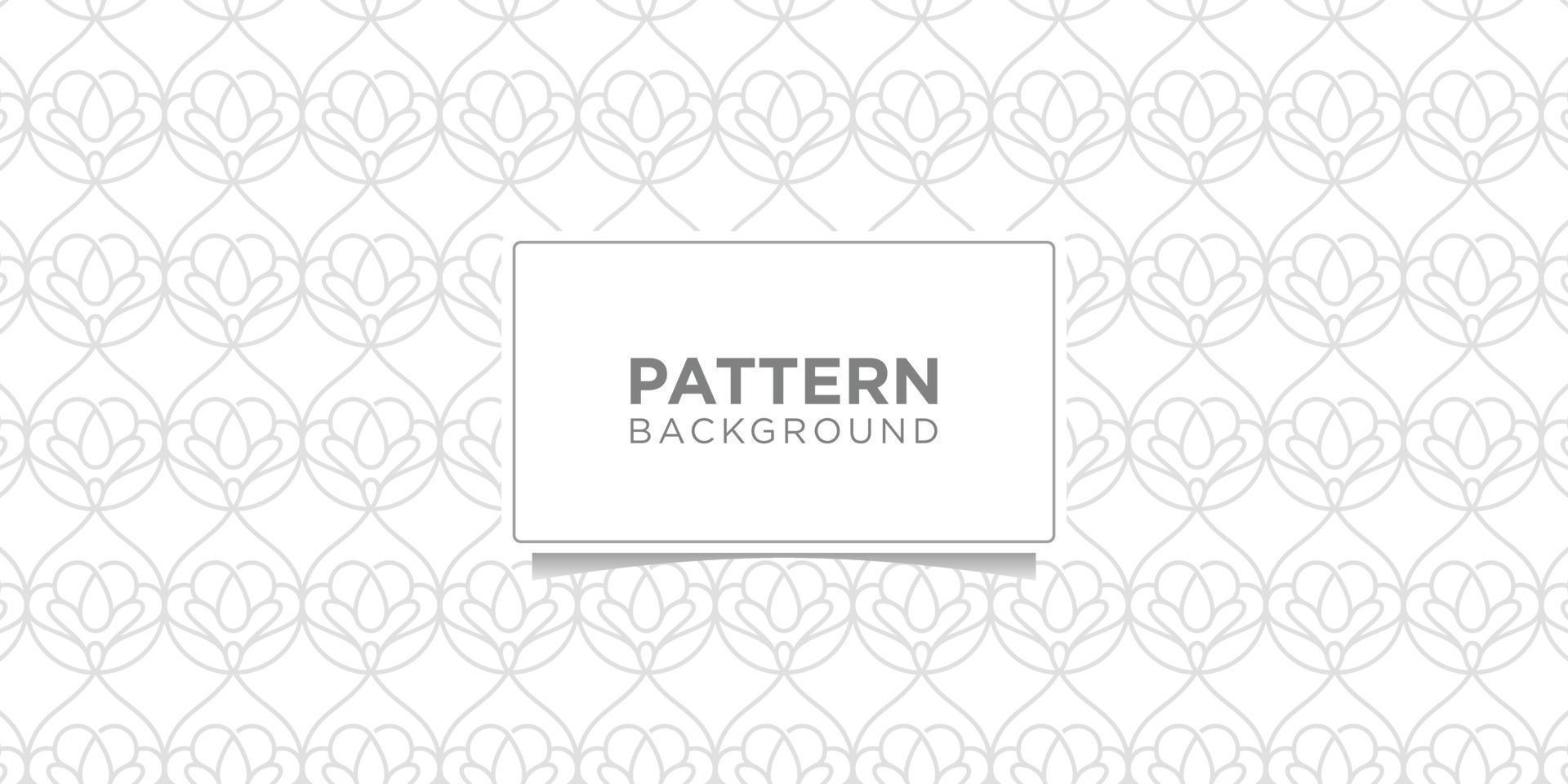 ornate leaves line seamless pattern on gray background design vector