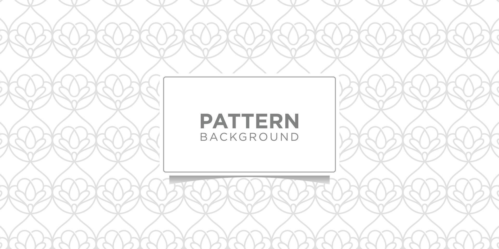 ornate leaves line seamless pattern on gray background design vector