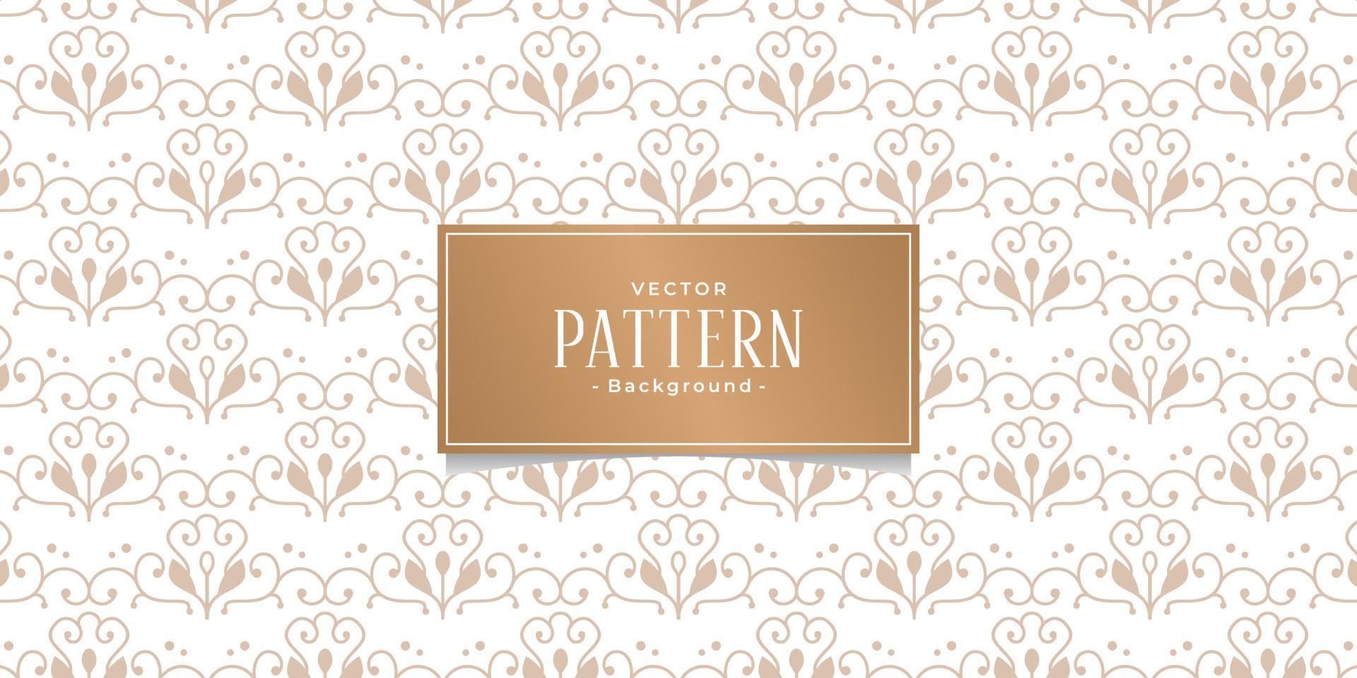 seamless abstract ornate vector pattern background in oriental style Premium Vector