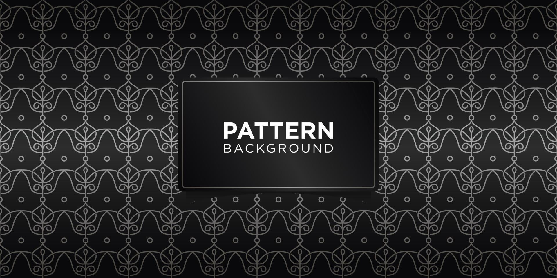 Art deco golden geometric flower seamless patterns background, luxury ornaments. Premium Vector