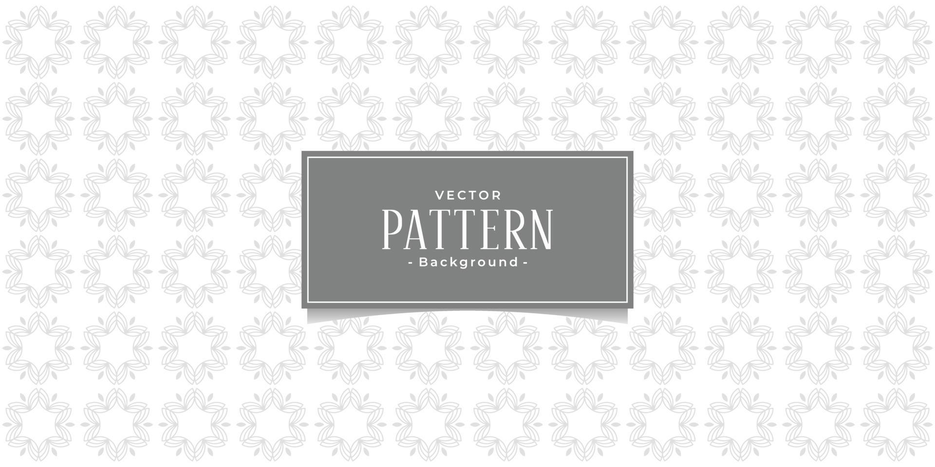 Line seamless circular abstract pattern oriental style, grey and white colors background inspiration. vector