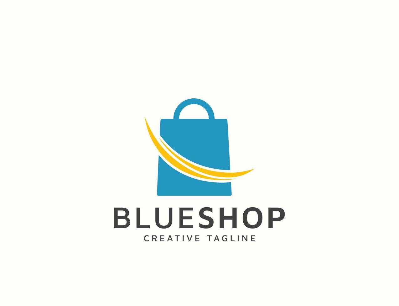 Shop logo design vector