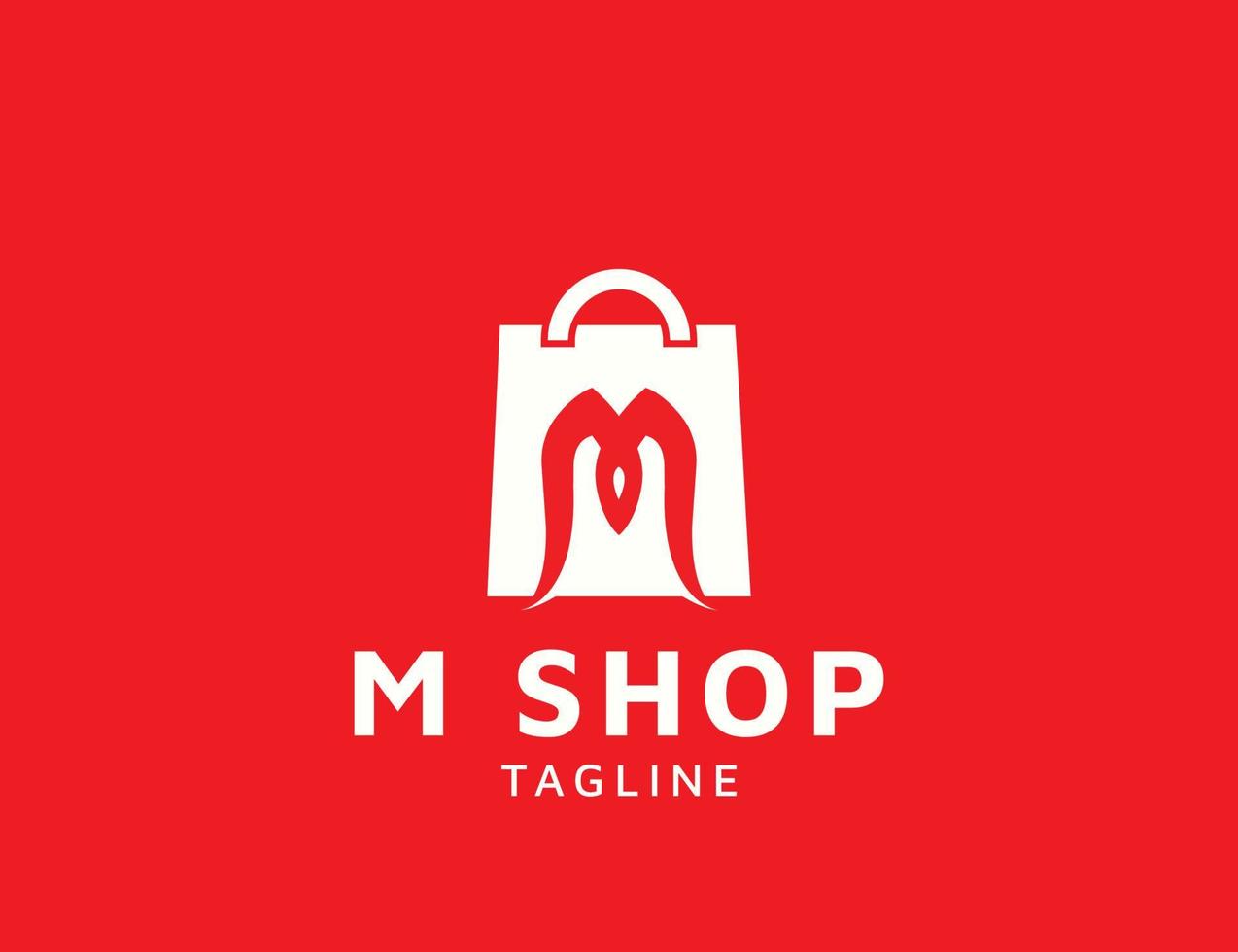 Shop logo design vector