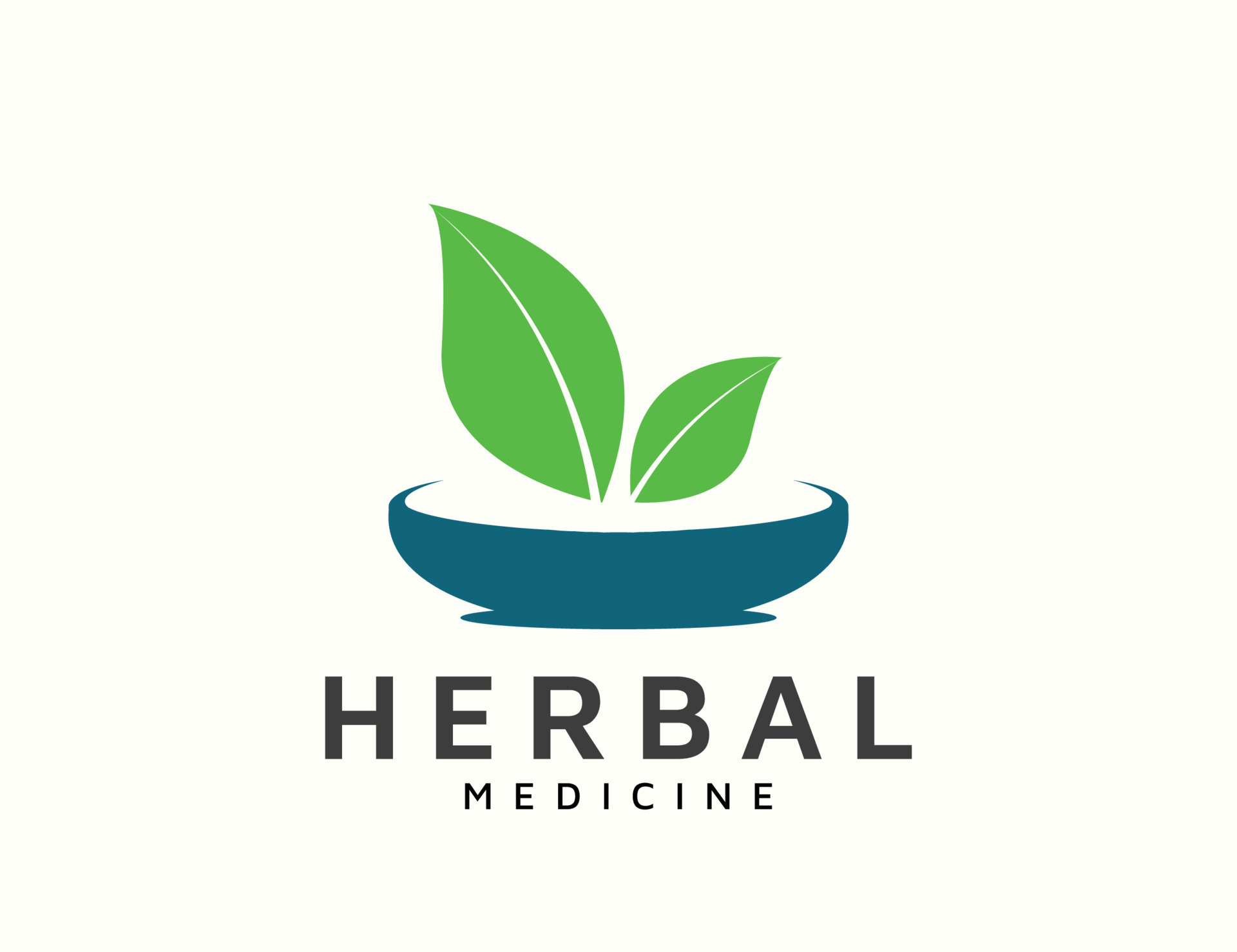 Herbal logo design 7946317 Vector Art at Vecteezy