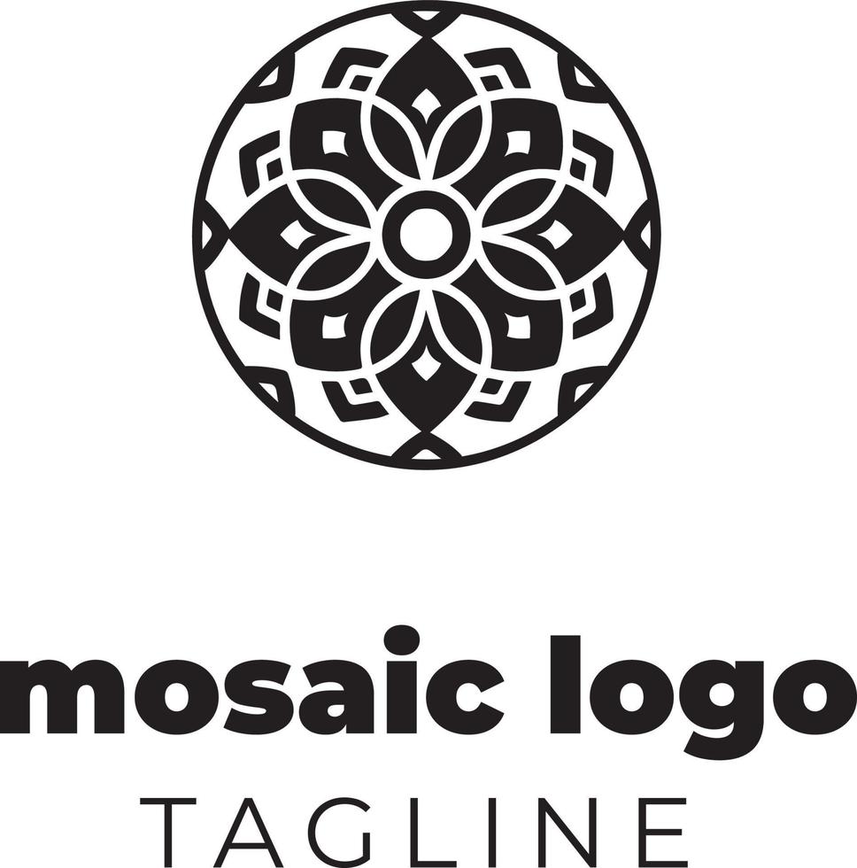 Mosaic Logo Concept vector