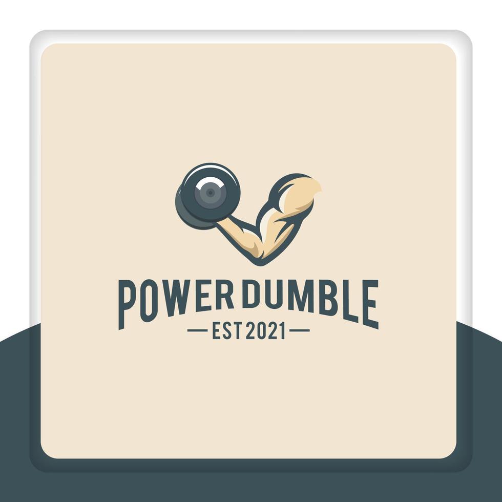 symbol single arm or biceps muscle, for gym sport fitness club, icon vector