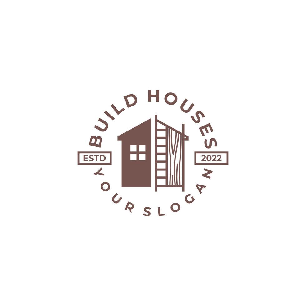 build home logo design inspiration vector