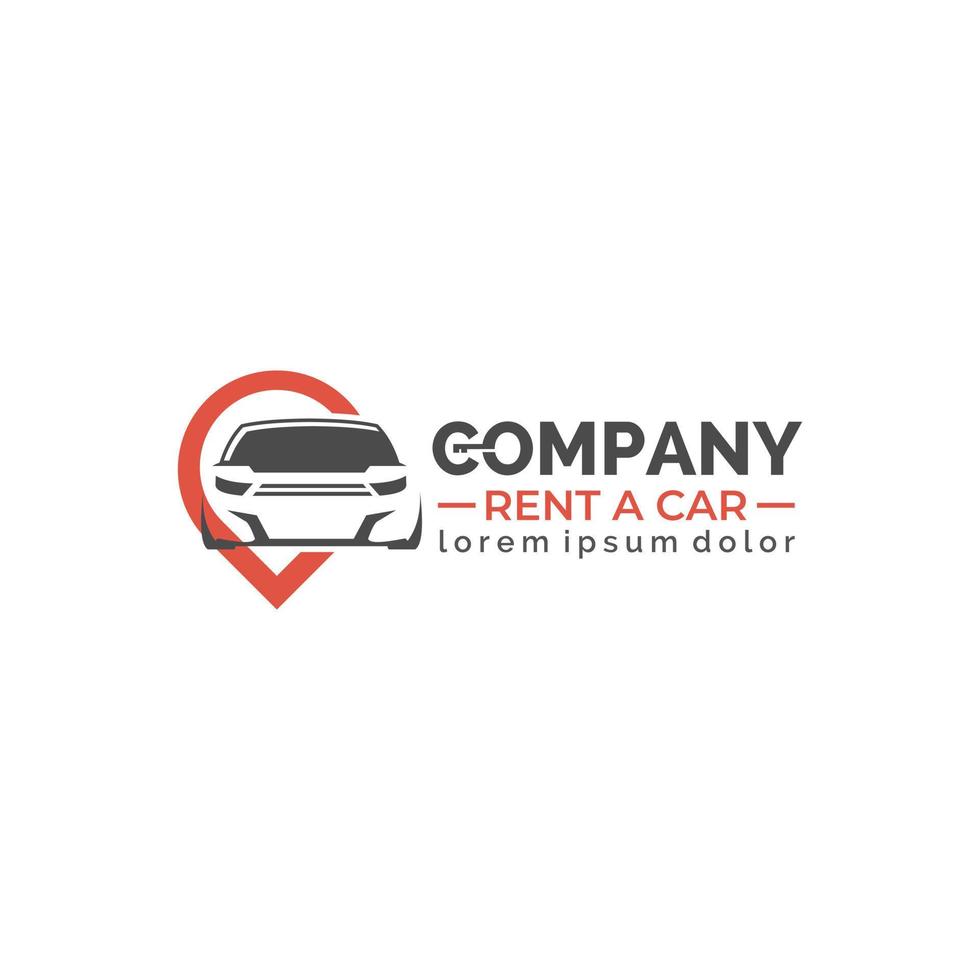 Rental Car Logo Design Template Vector