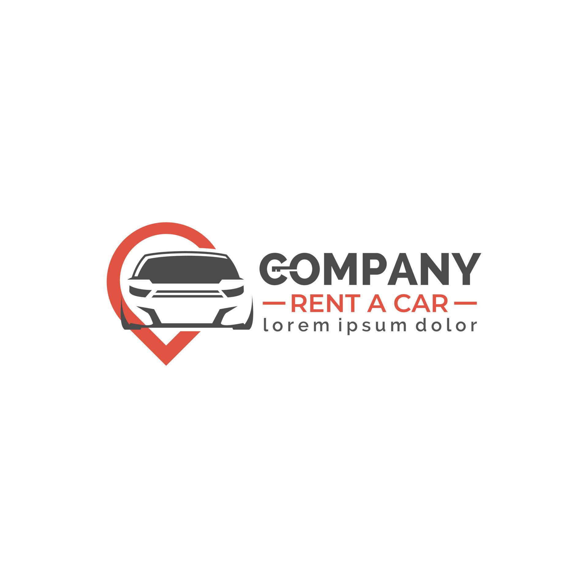 Rental Car Logo Design Template Vector 7946695 Vector Art at Vecteezy