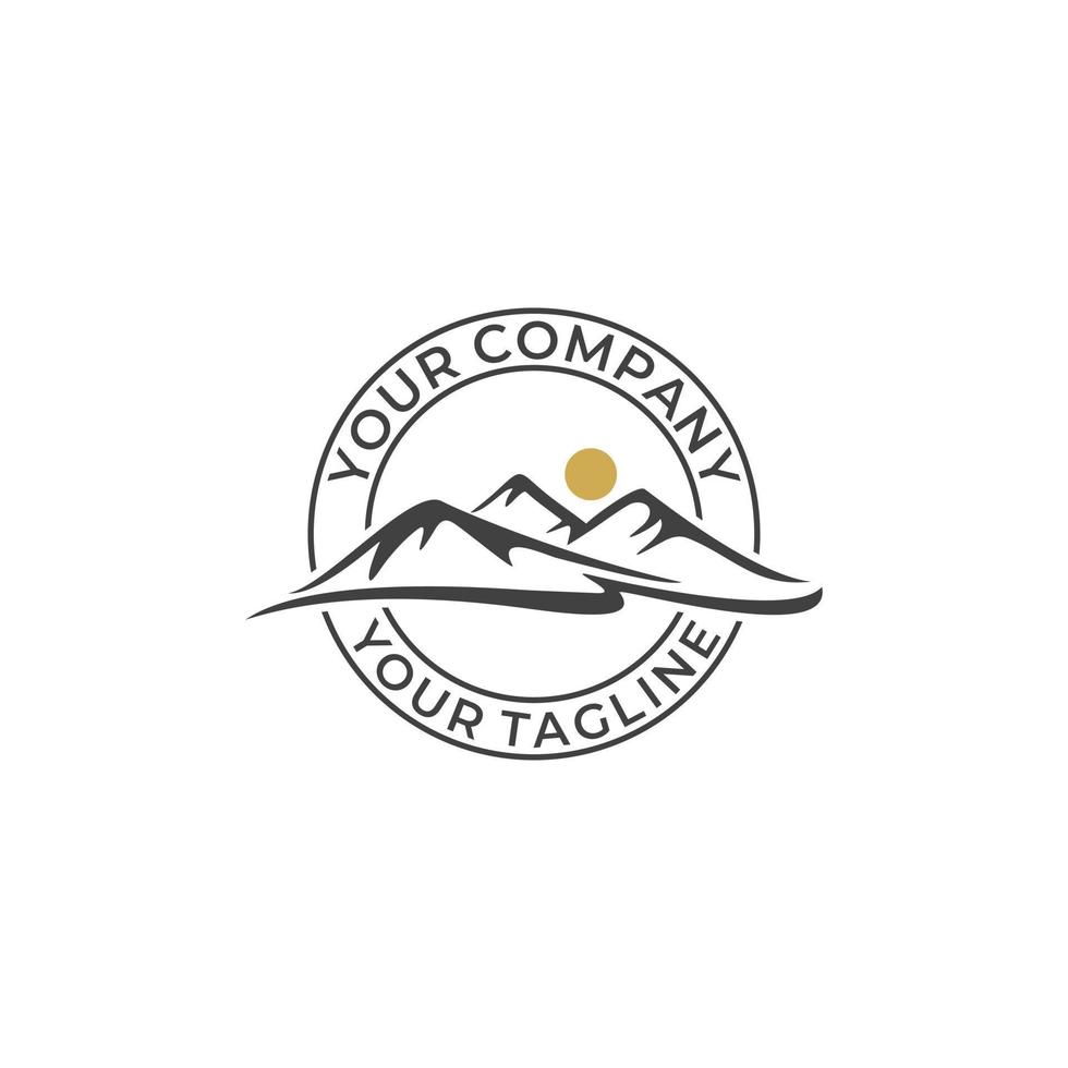 Mountain Logo designs Template Vector illustration