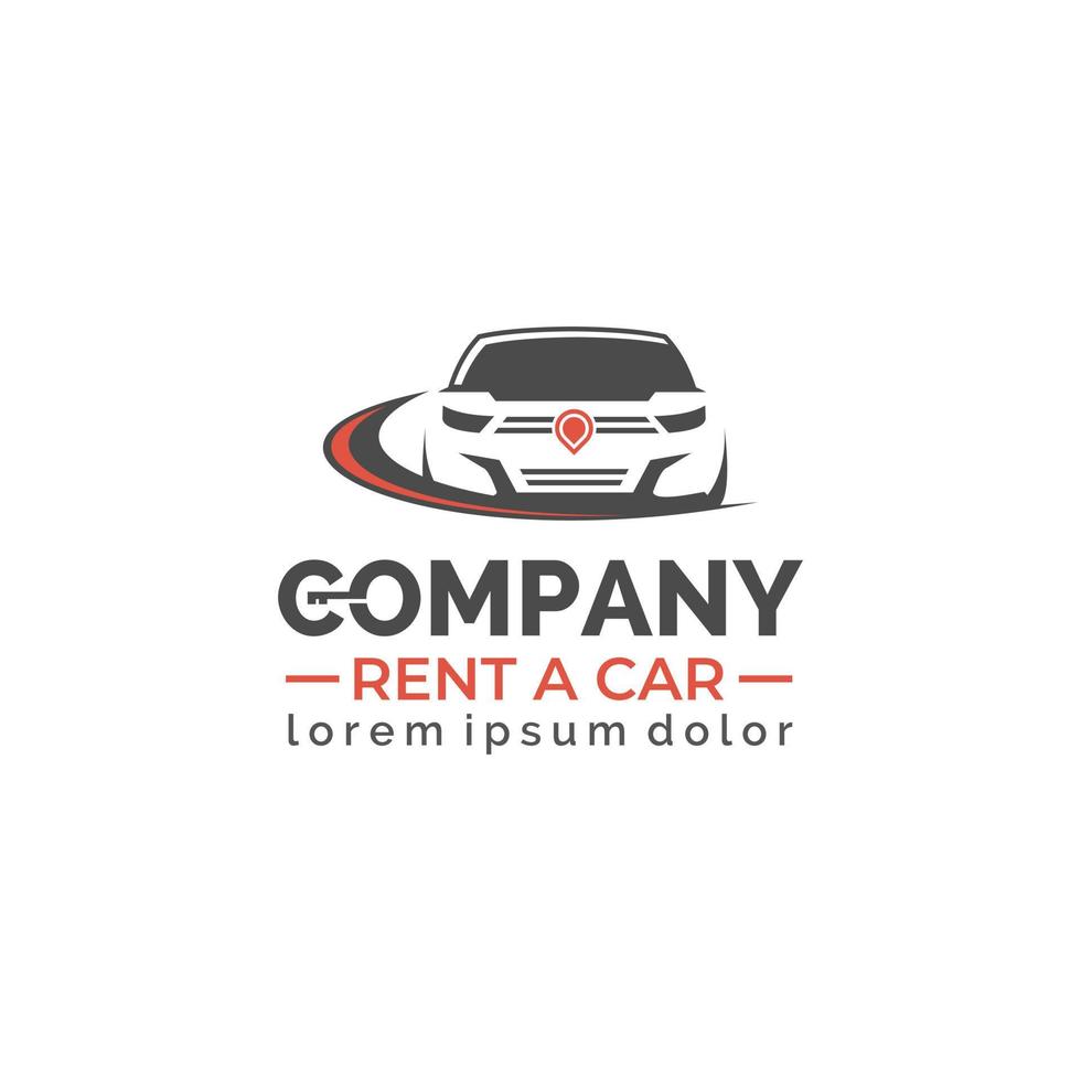 Rental Car Logo Design Template Vector